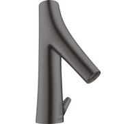 hansgrohe AXOR Starck Organic Mitigeur de lavabo, électronique, à pile, avec réglage de température, saillie 117mm, 12171340, Couleur: Chrome noir brossé