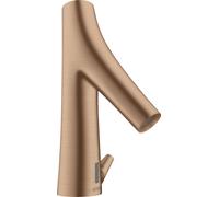 hansgrohe AXOR Starck Organic Mitigeur de lavabo, électronique, à pile, avec réglage de température, saillie 117mm, 12171310, Couleur: Or rouge brossé