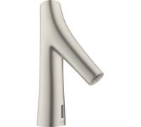 hansgrohe AXOR Starck Organic Mitigeur de lavabo, électronique, alimentation secteur, température préréglable, saillie 117mm, 12174800, Couleur: aspect inox