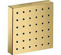 hansgrohe Axor Starck set de montage final 28491990 module de douche à encastrer, 120x120mm, optique or poli