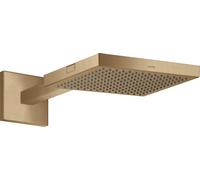 hansgrohe AXOR Starck ShowerCollection 24 x 24 1jet Douche de tête avec bras de douche, 10925140, Couleur: Bronze brossé