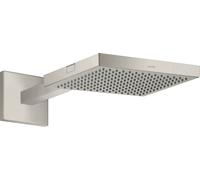 hansgrohe AXOR Starck ShowerCollection 24 x 24 1jet Douche de tête avec bras de douche, 10925800, Couleur: Acier inoxydable Optic