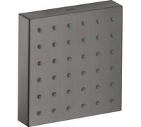 hansgrohe AXOR Starck ShowerCollection module de douche encastré 12 x 12, 28491340, Couleur: Chrome noir brossé