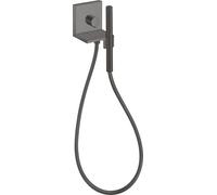Hansgrohe Axor Starck ShowerCollection Module de douchette encastré 12 x 12, carré, Coloris: Chrome noir brossé