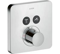 hansgrohe AXOR Starck ShowerSelect Soft Thermostat encastré pour 2 consommateurs, 36707000, Couleur: chrome