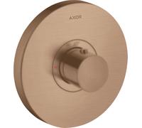 hansgrohe AXOR Starck ShowerSelect Thermostat de douche à débit élevé rond encastré, 36721310, Couleur: Or rouge brossé