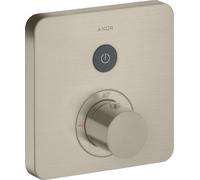 hansgrohe AXOR Starck ShowerSelect Thermostat souple encastré pour 1 consommateur, 36705820, Couleur: Nickel brossé