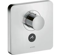 hansgrohe AXOR Starck ShowerSelect Thermostat souple Thermostat à débit élevé encastré pour 1 consommateur et une prise supplémentaire, 36706000, Couleur: chrome