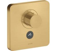 hansgrohe AXOR Starck ShowerSelect Thermostat souple Thermostat à débit élevé encastré pour 1 consommateur et une prise supplémentaire, 36706250, Couleur: Optique or brossé