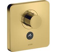 hansgrohe AXOR Starck ShowerSelect Thermostat souple Thermostat à débit élevé encastré pour 1 consommateur et une prise supplémentaire, 36706990, Couleur: Optique en or poli