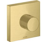 hansgrohe AXOR Starck ShowerSolutions Trio/ Quattro 120/120 ShowerSolutions Vanne d'arrêt et de commutation encastrée, 10932950, Couleur: laiton brossé