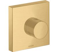 hansgrohe AXOR Starck ShowerSolutions Trio/ Quattro 120/120 ShowerSolutions Vanne d'arrêt et de commutation encastrée, 10932250, Couleur: Optique or brossé