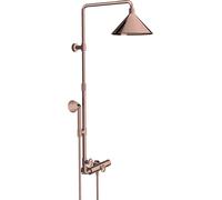 hansgrohe Axor Showerpipe 26020300 avec thermostat, douche de tête 240 2jet, or rouge poli