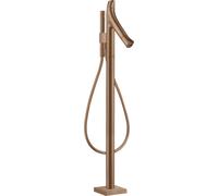 hansgrohe AXOR Starck Starck Thermostat de bain biologique sur pied, 2 consommateurs, 12016310, Couleur: Or rouge brossé