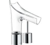 hansgrohe Axor Starck V 110 mitigeur lavabo 12115000, 2 trous, chromé , bec en verre, manette de jeu