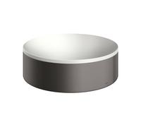 hansgrohe AXOR Suite lavabo à poser, rond, D 300mm, avec cadre métal, sans trop-plein, SOLIDSurface, 42000340, Couleur: Chrome noir brossé