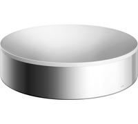 hansgrohe AXOR Suite lavabo à poser, rond, D 400mm, avec cadre métal, sans trop-plein, SOLIDSurface, 42001000, Couleur: chrome