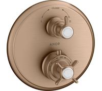 hansgrohe AXOR Thermostat Montreux encastré avec vanne d'arrêt ou vanne de commutation, 16820310