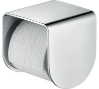 hansgrohe AXOR UNIVERSAL Accessories Support de papier toilette, softsquare, avec tablette, 42436330