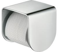hansgrohe AXOR UNIVERSAL Accessories Support de papier toilette, softsquare, avec tablette, 42436820
