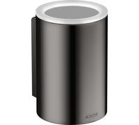 Hansgrohe Coupe-dent Axor 42804330 – 76x114 mm, montage mural, chrome noir poli