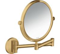 hansgrohe AXOR UNIVERSAL Circular miroir de rasage, grossissement 1,7 fois, pivotant, inclinable, 42849250, Couleur: Optique or brossé