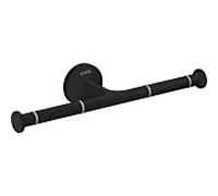 Hansgrohe Porte-papier toilette Axor Universal Circular – double, montage mural – noir mat 42857670