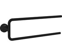 Axor Universal Circular - Porte-serviettes double, longueur 49 cm, noir mat 42822670