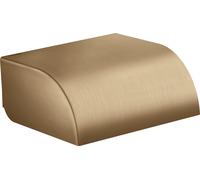 Hansgrohe Porte-papier toilette Axor Universal Circular 42858140 mural avec couvercle bronze brossé