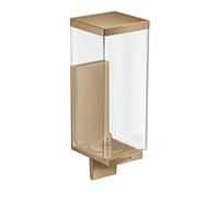 hansgrohe AXOR UNIVERSAL Distributeur de savon rectangulaire, quantité de remplissage 600ml, 42610140, Couleur: Bronze brossé