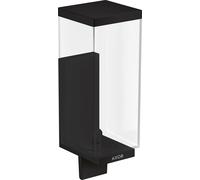 hansgrohe AXOR UNIVERSAL Distributeur de savon rectangulaire, quantité de remplissage 600ml, 42610670, Couleur: noir mat