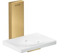 hansgrohe AXOR UNIVERSAL Porte-savon rectangulaire, métal, tablette verre, 42605250