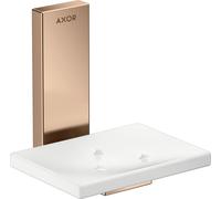 hansgrohe AXOR UNIVERSAL Porte-savon rectangulaire, métal, tablette verre, 42605300