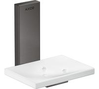 hansgrohe AXOR UNIVERSAL Porte-savon rectangulaire, métal, tablette verre, 42605340