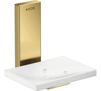 hansgrohe AXOR UNIVERSAL Porte-savon rectangulaire, métal, tablette verre, 42605990