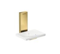 hansgrohe AXOR UNIVERSAL Porte-savon rectangulaire, métal, tablette verre, 42605990, Couleur: Optique en or poli