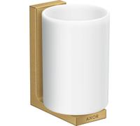 hansgrohe AXOR UNIVERSAL Rectangular godet à dents, métal, verre blanc, 42604250