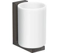 hansgrohe AXOR UNIVERSAL Rectangular godet à dents, métal, verre blanc, 42604340
