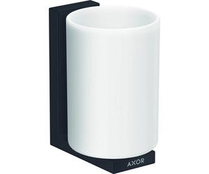 hansgrohe AXOR UNIVERSAL Rectangular godet à dents, métal, verre blanc, 42604670