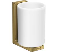 hansgrohe AXOR UNIVERSAL Rectangular godet à dents, métal, verre blanc, 42604990