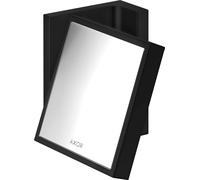 hansgrohe AXOR UNIVERSAL Rectangular Miroir de rasage, grossissement 1,7x, inclinable, cadre métal, 42649670, Couleur: noir mat