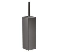 hansgrohe AXOR UNIVERSAL Rectangular Porte-brosse WC, montage mural, métal, 42655340, Couleur: Chrome noir brossé