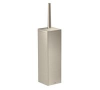 hansgrohe AXOR UNIVERSAL Rectangular Porte-brosse WC, montage mural, métal, 42655820, Couleur: Nickel brossé