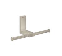 hansgrohe AXOR UNIVERSAL Rectangular support papier toilette, métal, double, 42657820, Couleur: Nickel brossé