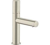 Hansgrohe Mitigeur lavabo Axor Uno 110 – nickel brossé, poignée zéro, sans garniture de vidage