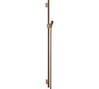 hansgrohe Axor Uno barre de douche 27989310 900mm, avec flexible de douche 1600mm, or rouge brossé