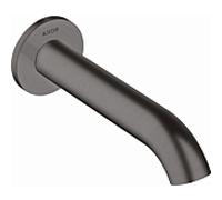 hansgrohe Axor Uno bec de bain 38411340 projection 178mm, courbé, avec rosace, montage mural, chrome noir brossé