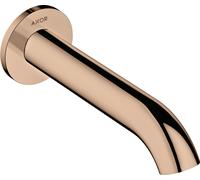 hansgrohe AXOR Uno bec de baignoire, coudé, saillie 178mm, 38411300, Couleur: Rouge poli or