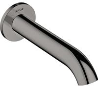 hansgrohe AXOR Uno bec de baignoire, coudé, saillie 178mm, 38411330, Couleur: Chrome noir poli