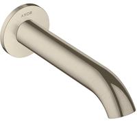hansgrohe AXOR Uno bec de baignoire, coudé, saillie 178mm, 38411820, Couleur: Nickel brossé